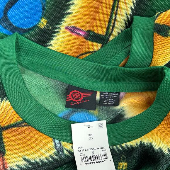 MAD Engine Yule Tie Double Sweater Funny Ugly Christmas Sweater One Size - Picture 4 of 7